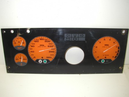 Out Run Dashboard Panel (Item #5) (Cracked In Upper Left Corner) $34.99
